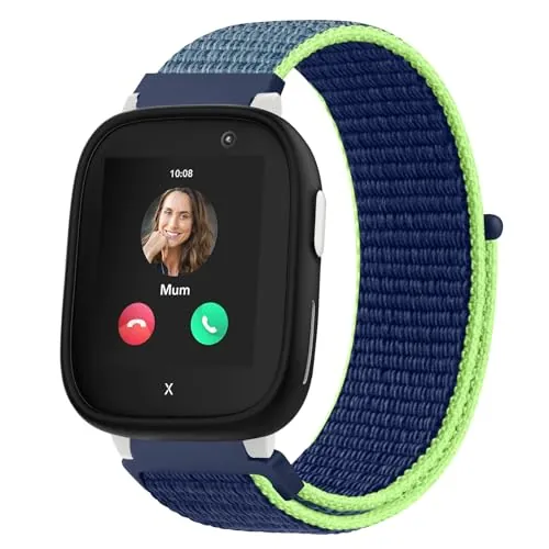 Oumida Correas de nailon para niños compatibles con Xplora X6, correa de reloj inteligente para niños, correa de ajustable, correa de repuesto suave para niñas y niños para Xplora X6 Play, 120mm bis