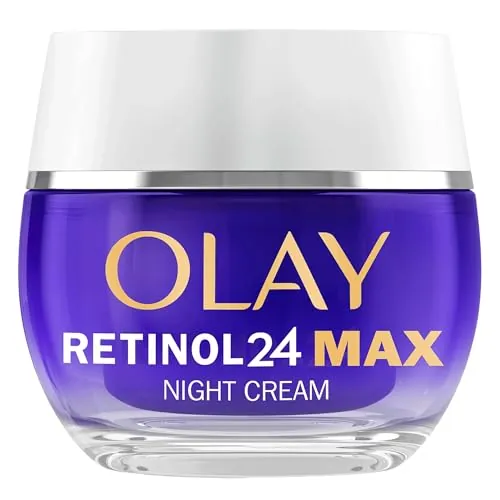Olay Retinol 24 MAX Crema Facial de Noche Hidratante Antiarrugas, 50ml