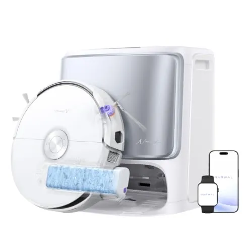 NARWAL Flow Robot Aspiradora y Fregasuelos, Autolimpieza Flow Wash