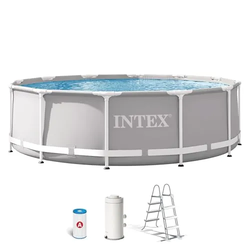 Intex 26716NP - Piscina Redonda Desmontable intex Prisma Frame 366x99 cm con depuradora