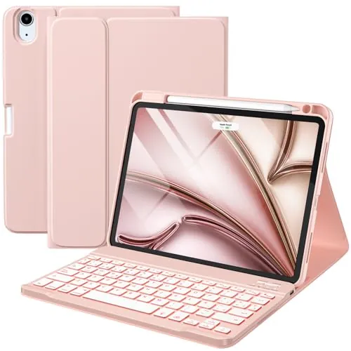 Vobafe Funda Teclado para iPad Air 11 Pulgadas M4 M3 M2 & iPad Air 5/4 Gen