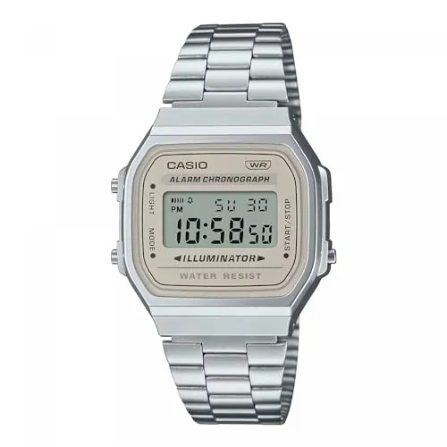 Casio VINTAGE ICONIC A168WA-8AYES Reloj digital unisex Con alarma