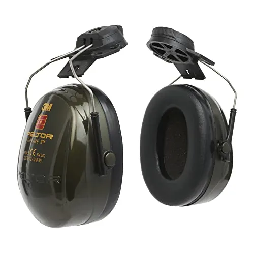 3M Casco montado sobre la oreja, Verde, Talla única