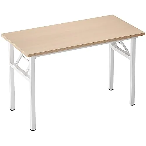 SogesHome - Mesa plegable de ordenador, escritorio de oficina, lugar de trabajo para trabajar desde casa, mesa de comedor, mesa de conferencias, 120 x 60 x 75 cm