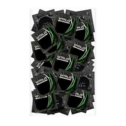 100 Premium Condoms Vitalis XL - for the Big Boys by Vitalis