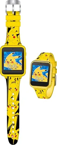 Kids Licensing - Reloj Interactivo de Pokemon, reloj para niños, Correa Ajustable, Multifuncional con Alarma, Cámara, Fotos y Vídeos, Diseño Original, Perfecto para Regalo
