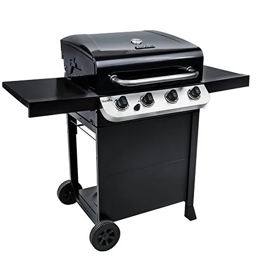 Char-Broil Barbacoa de Gas Convective 410 B - Barbacoa a gas con 4 quemadores de acero inoxidable, rejillas de hierro fundido - Ideal para cocinar al aire libre, jardín y patio