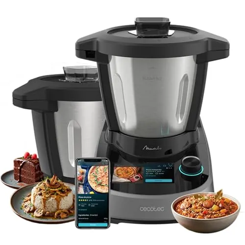 Cecotec Robot de Cocina Multifunción Mambo Touch con Jarra Habana Pro.