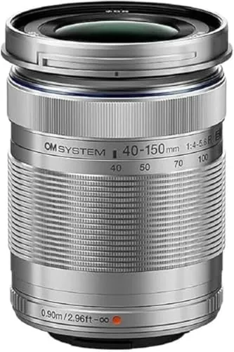 OM SYSTEM M.Zuiko Digital ED 40-150mm F4-5.6 R Objetivo Telezoom, Plata