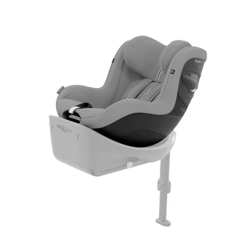 CYBEX Gold Silla de coche para niños Sirona G i-Size Plus, Sin Base, De aprox. 3 meses a 4 años, Máx. 19 kg, 61-105 cm (Desde el nacimiento / 40 cm con reductor para recién nacidos), Stone Grey