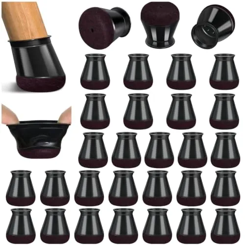 Protector Patas Sillas, 32 Piezas Protectores de Suelo para Patas de Silla