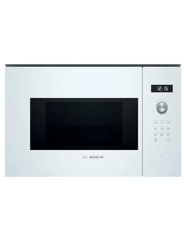 Bosch, Microondas Integrable, Serie 6, 800 W, blanco, BFL524MW0