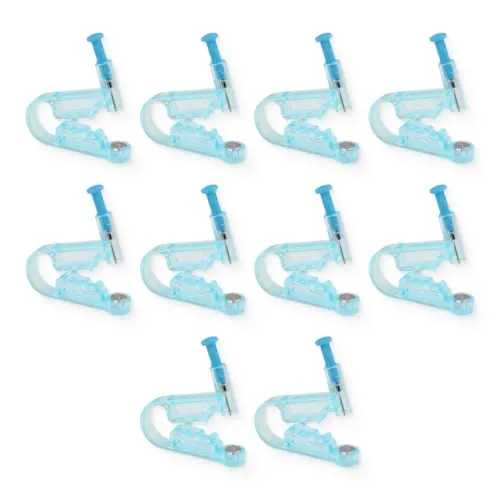 NJCXOLA 10 pistola piercing,Pistola perforadora de orejas desechable niños adultos pistola perforadora de orejas pistola perforadora de orejas