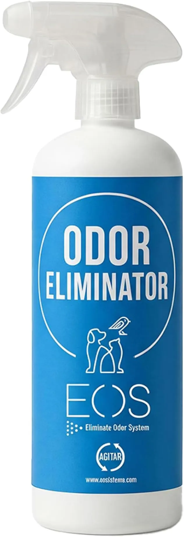 EOS (1 litro) Eliminador de olores Mascotas al instante. Anti olor orines de Perros, Gatos. Aplicar en sofás, arenero, cesped, Coche. Detergente enzimatico, Repelente de micciones gatos.