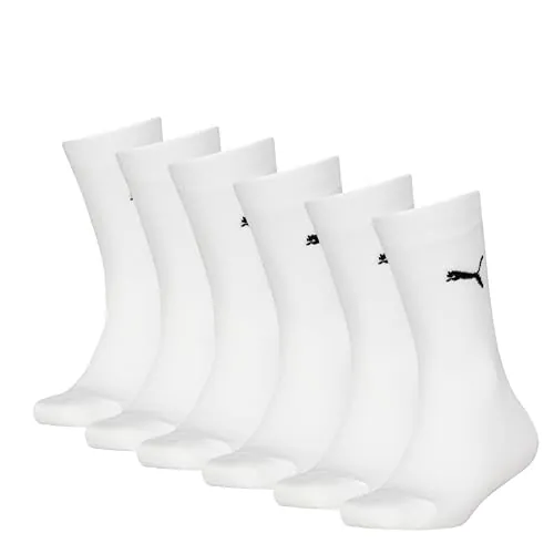 PUMA Kids Easy Rider Sock Calcetines clásicos, Blanco - Nuevo, 35-38 Unisex niños