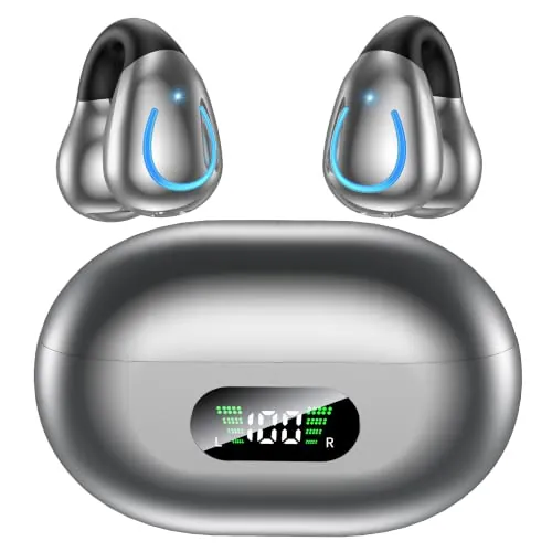 Auriculares Open Ear Bluetooth Deportivos, Clip Oreja, 80H, ENC, IPX7
