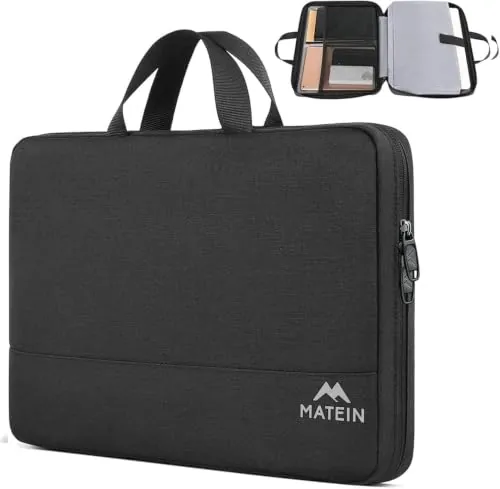 MATEIN Maletin Portatil 13 Pulgadas, Maletin Ordenador Portatil Hombre
