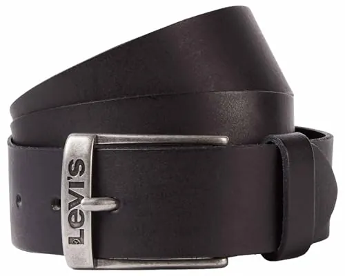 Levi's New Duncan, Cinturón Unisex adulto, Negro (Regular Black), 90
