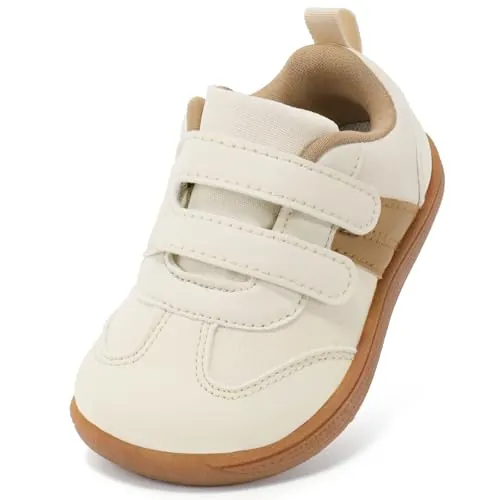 STQ KIDS Barefoot Niños Zapatillas Deportivas Niña Lindo Beige Marrón 24 EU