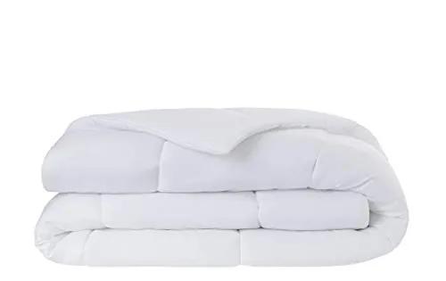 Todocama - Edredón/Relleno nórdico de Fibra antiácaros, otoño-Invierno, 300gr/m², Color Blanco (Todas Las Medidas Disponibles). (Cama 80/90-150x220cm)