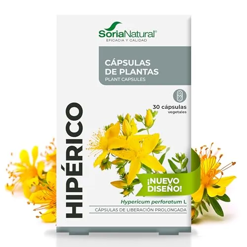 Hipérico 690 mg, 30 cápsulas, Soria Natural