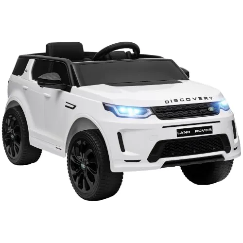 AIYAPLAY Coche Eléctrico Niños Land Rover Discovery Sport 12V Blanco