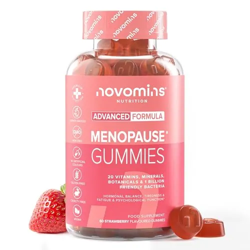 Menopausia Suplemento | 60 Gominolas | con Maca y Salvia | Novomins