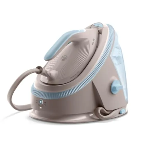 Philips 7000 Centro de Planchado OptimalTEMP, 8,5 bares, 1,5L, Beige