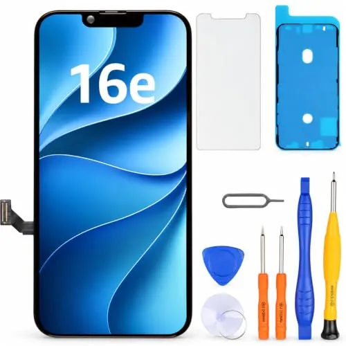 LL TRADER Pantalla para iPhone 16e LCD 6.1" y Kit de Reparación