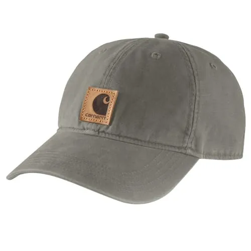 Carhartt Canvas Cap, Gorra de béisbol, Unisex adulto, Dusty Olive, Talla única