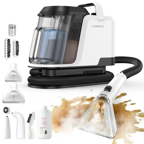 Uwant Y100S Limpiador Tapicerias Vapor 3en1, 1750W 18kPa Aspiradora de Agua