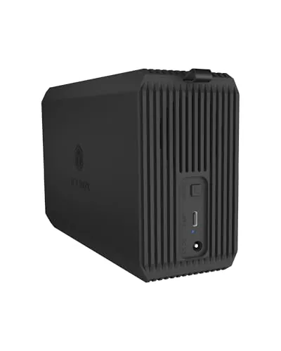 Icy Box (Sistema Raid para 2 Discos Duros de 2,5"/3,5") USB 3.2 Gen 1 Type-C 5 Gbps, Raid 0/1/SINGLE/LARGE, Ventilador Integrado de 50 mm, indicador LED de Estado, IB-RD3720-CU3