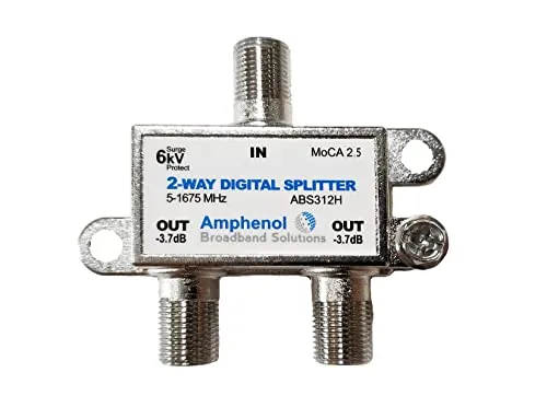 Amphenol Divisor digital de 2 vías MoCA 2.0 ABS312H