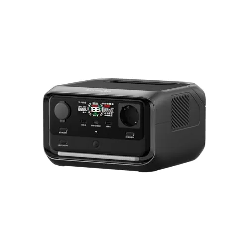 Estación eléctrica portátil EF EcoFlow RIVER 3 Plus, batería LFP de 286Wh