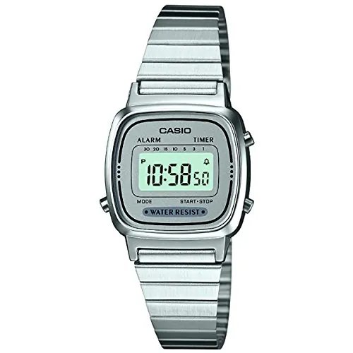 CASIO Reloj Vintage de resina para mujer - CA.LA670WEA-7EF