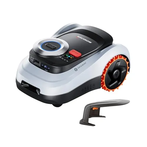 Segway Navimow i215 LiDAR Robot Cortacésped sin Cables para 1500 m² con Garage M, LiDAR de Estado sólido + Vision, Cartografiado Automático, Pendientes del 45%, 4G Integrado (Envío por Separado)