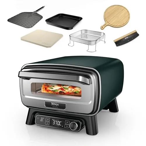 Ninja Artisan Horno Eléctrico de Exterior para Pizza y Freidora de Aire