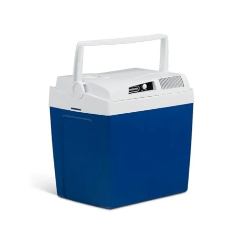 Mobicool ME24 nevera eléctrica 23L – 12V y 230V – Nevera compacta para coche, camping y viajes con sistema de doble ventilador y compartimento para el cable en la tapa