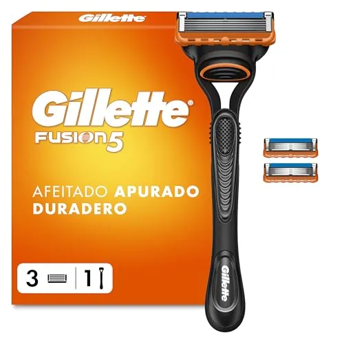Gillette Fusion5 Maquinilla De Afeitar Para Hombre con 3 Recambios