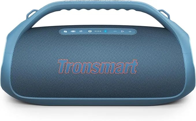 Tronsmart Bang 2 Altavoz Bluetooth Potente 90W, 26H Batería, Altavoz Grande Autoamplificado HiFi Portátil, IPX6, EQ, Speaker Parlante con Bocina y Luces RGB, para IR de Camping, a la Playa o al Campo