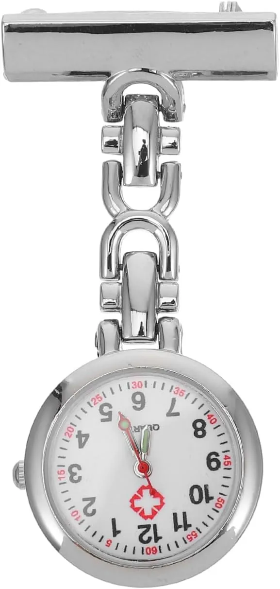 SHERCHPRY Reloj De Enfermera Colgante con para Bolsillo Médico Retro De 2.75X1.18X0.39In Accesorio Práctico para Profesionales De Salud Y Regalo Original