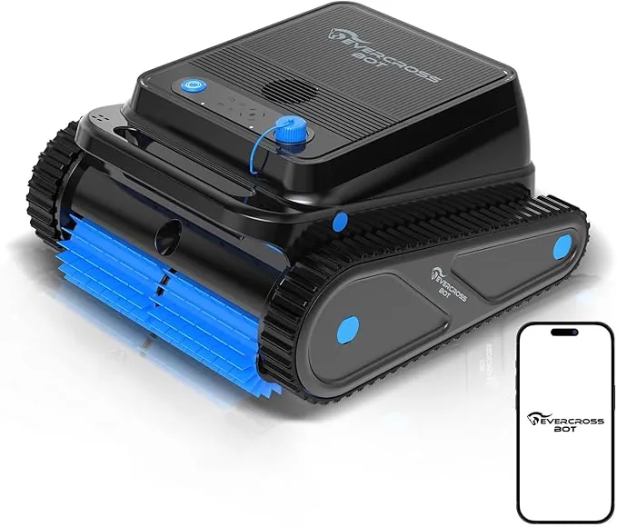 U8 Robot de Piscina, Limpiafondos y Paredes, 120 Min, 4 Modos, Motor Cuádruple, Navegación Inteligente, Estacionamiento Automático, Control por App, hasta 200 m²