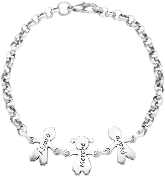 Pulsera Niños Personalizada Mamá Abuela Regalo Perfecto Día De La Madre
