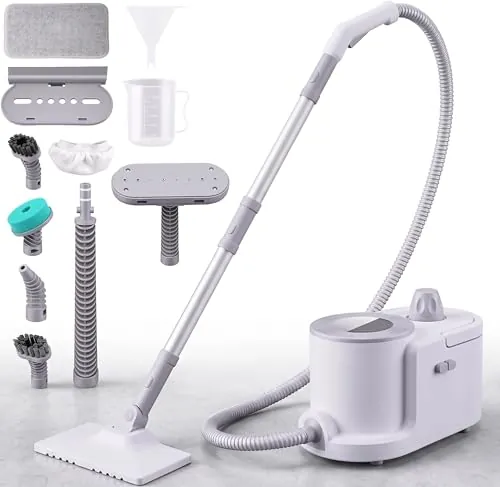 Vaporeta Limpieza Hogar Limpiador a Vapor Para Casa Steam Cleaner Maquina de Vapor Limpieza Maquina Vapor Limpieza Mopa Vapor 2000w, 5bar Para Campanas Extractoras, Cocinas, Juntas de Azulejos