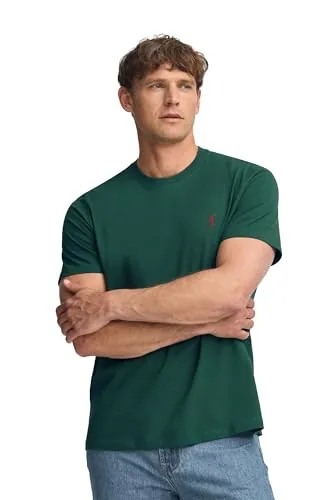 Polo Club Camiseta básica Verde Botella de algodón con Logo Rigby Go para Hombre