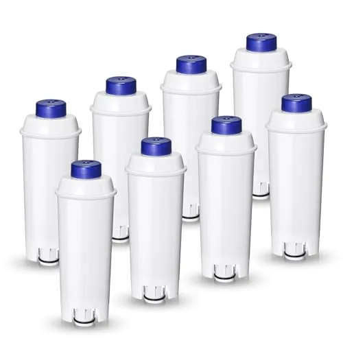 Mutital 8 Filtros de Agua para Cafeteras De'Longhi