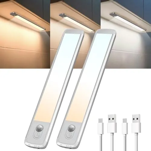 TANSOOL+ Luz LED Armario con Sensor de Movimiento