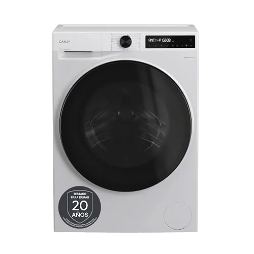 Candy ProWash&Dry 500 - BWR 6106BL8-S Lavasecadora, 10KG+6KG, 1600RPM, Pantalla Táctil + Rosca, Motor Inverter SpeedDrive, 16 Ciclos, 6 Rápidos, Funciones Higiénicas, Wifi, Inicio Diferido 24H, Blanco