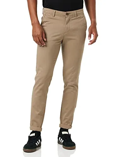 JACK & JONES Jjimarco Jjbowie Sa Pantalones, Beige, 32W / 32L Hombre