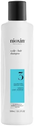 Nioxin Sistema 3 - Champú / Acondicionador / Tratamiento - Para Cabello Teñido y Dañado con Debilitamiento Leve